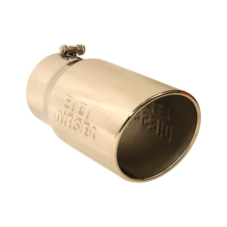 Exhaust Tip, 5in Rolled - Universal Bolt On