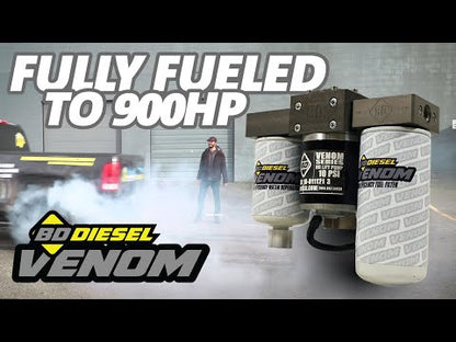 VENOM DURAMAX FUEL LIFT PUMP c/w FILTER & SEPARATOR CHEVY 6.6L DURAMAX 2011-2016