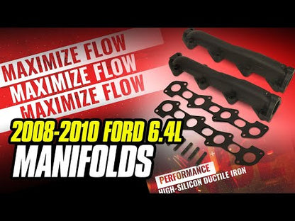 EXHAUST MANIFOLD & UP-PIPE KIT FORD F250/F350/F450/F550 SUPER DUTY 6.4L POWER STROKE 2008-2010