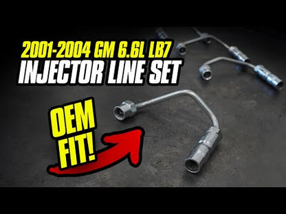 INJECTOR LINE SET CHEVY/GMC LB7 2001-2004