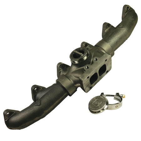 20-degree Waste Gated Exhaust Manifold T4 Mount Dodge 5.9L Cummins 1998.5-2007