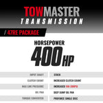 TowMaster Dodge 47RE Transmission & Converter Package - 1997-1999 2wd w/Speed Sensor Only (No Speedo Head)
