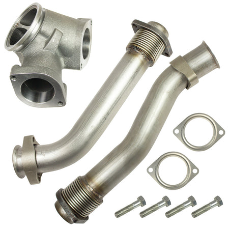 Up-Pipes Kit Ford 7.3L Power Stroke 1999.5-2003 F-250 / F-350 / Excursion / E-350
